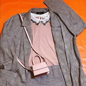 Pink Prep Bestfriend Collar Top